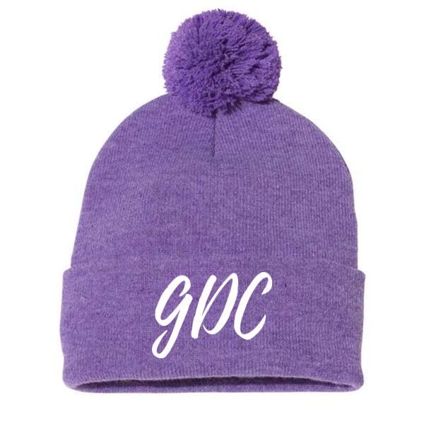 Sportsman - 12" Pom-Pom Cuffed Beanie - Embroidered Logo Thumbnail