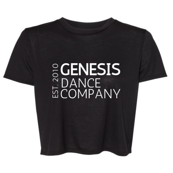 BELLA+CANVAS - Women's Flowy Crop Tee - Printed Logo Thumbnail