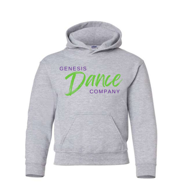 Gildan - Youth Heavy Blend Hooded Sweatshirt - Printed Logo Thumbnail