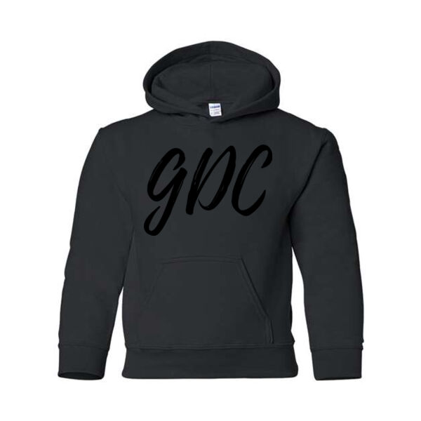 Gildan - Youth Heavy Blend Hooded Sweatshirt - Printed Logo Thumbnail