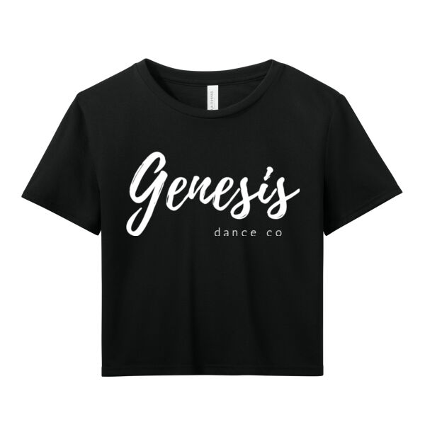 BELLA+CANVAS - Women's Flowy Crop Tee - Printed Logo Thumbnail