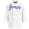 Eight Knot Button Chef Coat with Thermometer Pocket Thumbnail