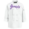 Eight Knot Button Chef Coat with Thermometer Pocket Thumbnail