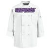 Eight Knot Button Chef Coat with Thermometer Pocket Thumbnail