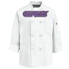 Eight Knot Button Chef Coat with Thermometer Pocket Thumbnail