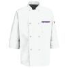 Eight Pearl Button Chef Coat with Thermometer Pocket Thumbnail