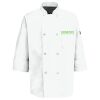 Eight Pearl Button Chef Coat with Thermometer Pocket Thumbnail
