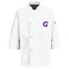 Eight Pearl Button Chef Coat with Thermometer Pocket Thumbnail