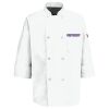 Eight Pearl Button Chef Coat with Thermometer Pocket Thumbnail