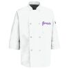 Eight Pearl Button Chef Coat with Thermometer Pocket Thumbnail