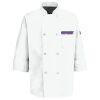Eight Pearl Button Chef Coat with Thermometer Pocket Thumbnail