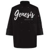 Ten Pearl Button Black Chef Coat Thumbnail