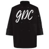 Ten Pearl Button Black Chef Coat Thumbnail