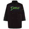 Ten Pearl Button Black Chef Coat Thumbnail