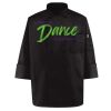 Black Knot Button Chef Coat Thumbnail