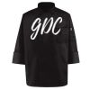 Black Knot Button Chef Coat Thumbnail